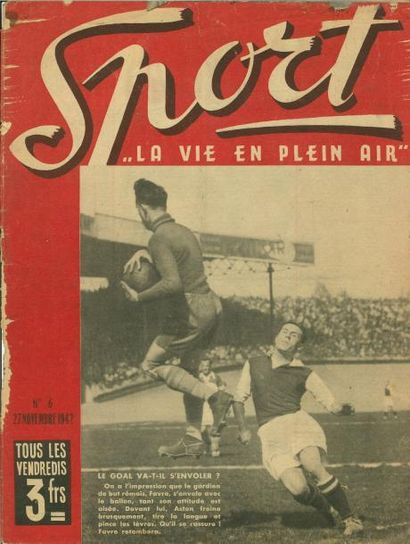 null Ensemble de 15 numéros de la revue Sport la Vie en Plein Air entre 1942 et 1944....