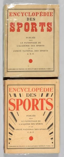 null Encyclopédie des Sports en deux volumes, éditions de 1924 et de 1926. Comportant...