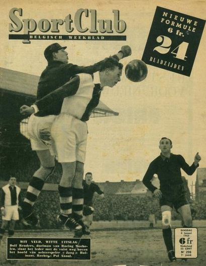 null Lot de 100 revues de l'hebdomadaire Belge Sport Club pour les années 1952 -...