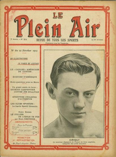 null Lot de 90 numéros de la revue Le Plein Air entre 1909 et 1913. Toute l'actualité...