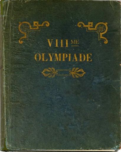 null 1924. Paris/Chamonix. Rapport officiel de la VIIIème Olympiade d'été et de la...