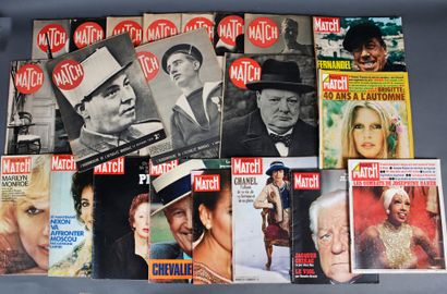 null 1 lot of 19 copies of PARIS MATCH, from 27 July 1939 to 18 April 1940 and 1...