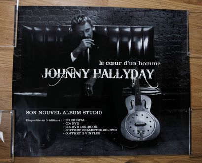 null JOHNNY HALLYDAY
2 POS in cardboard proofs for validation. One for the release...