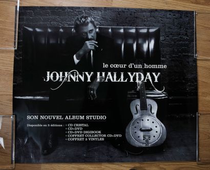 null JOHNNY HALLYDAY
2 PLV en épreuves cartonnées pour validation. L'un pour la sortie...