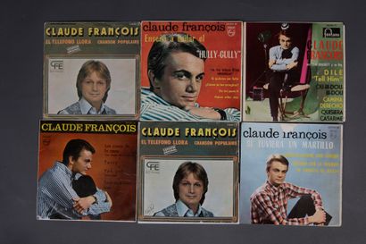 CLAUDE FRANÇOIS
1 ensemble de 6 disques vinyle...