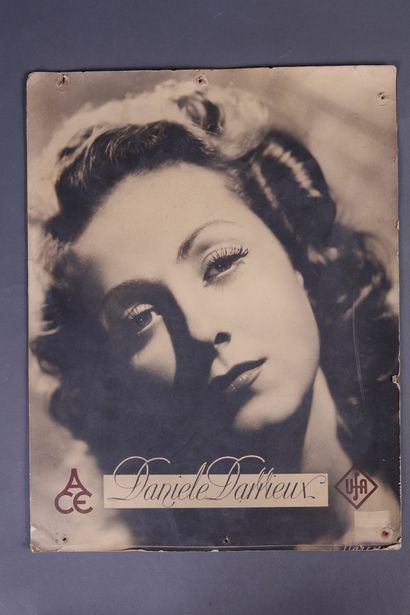 null 1 set of 3 photos signed by Danielle
Darrieux. Photos at different periods of...