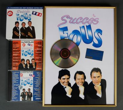 null CRAZY SUCCESS / TV PROGRAM TF1
1 gold record for the compilation "Succès Fou
Volume...