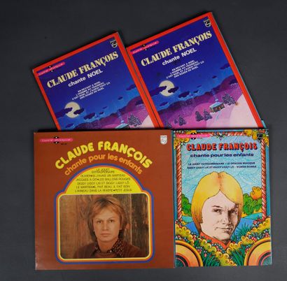 null CLAUDE FRANÇOIS
Un ensemble de 4 livres-disques vinyle intitulés «Claude
François...