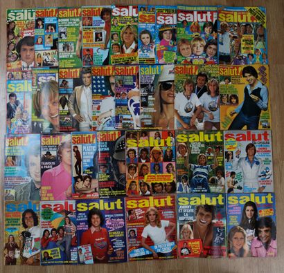 1 lots de 69 magazines du mensuel Salut les...