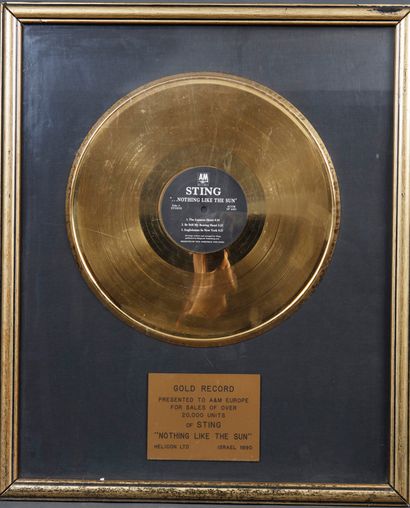 null STING (1951)
1 gold record for the album "Nothing like the sun" for 20 000 records...