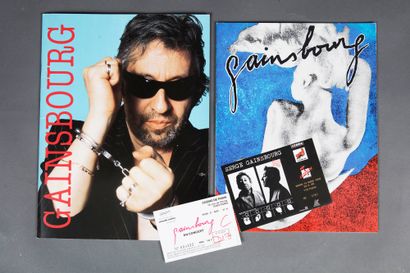 null SERGE GAINSBOURG
2 original programs sold in the concerts of Gainsbourg: 1 program...