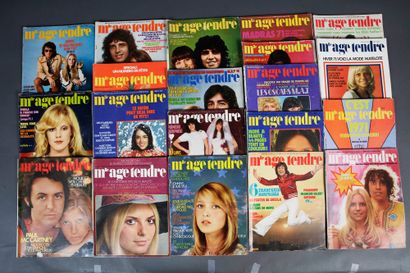 1 lot de 20 magazines MADEMOISELLE AGE TENDRE,...