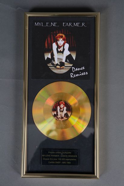 MYLÈNE FARMER
1 disque d'or de l'album «Dance...
