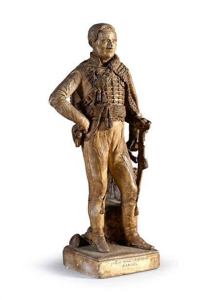 Victor VILAIN (1818 - 1899) Full length portrait of Jacques Marie-Alphonse DARCEL
Sculpture...