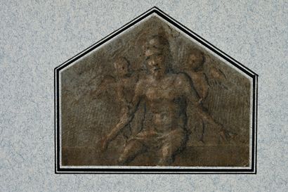null A mounting including two vignettes 26,4 x 31,5 cm 1 - Italian school of the...