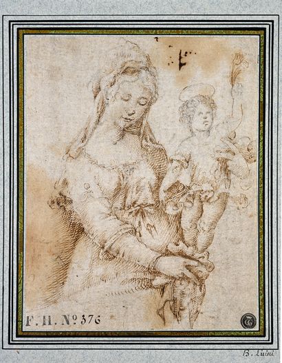 null A mounting including two vignettes 26,4 x 31,5 cm 1 - Italian school of the...