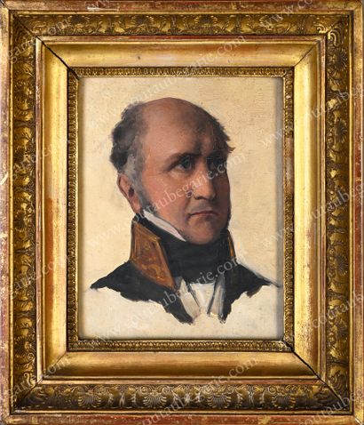 ÉCOLE FRANÇAISE DU XIXe SIÈCLE. Portrait d'Élie, duc Decazes (1780-1860), ministre...