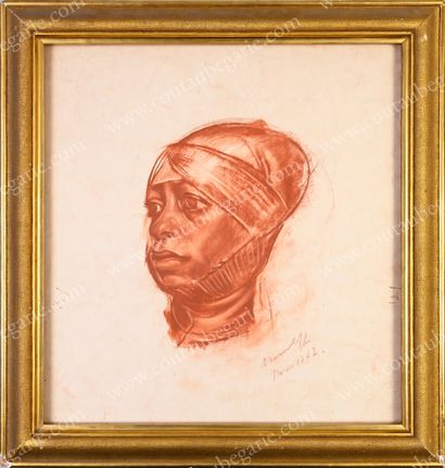 IACOVLEFF Alexandre Evgéniévitch (1887-1938). « Portrait d’Aïcha »
Sanguine sur papier,...