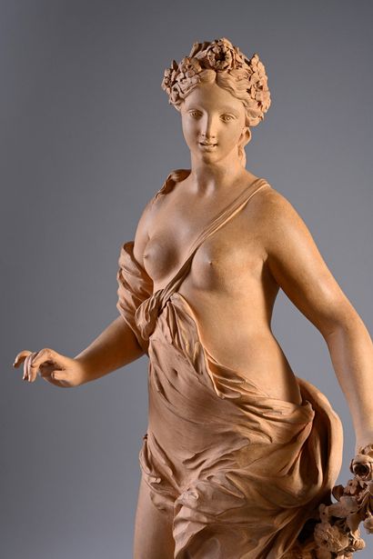René Frémin (1672-1744), d'après The Flora of Marly
Terracotta representing the goddess...