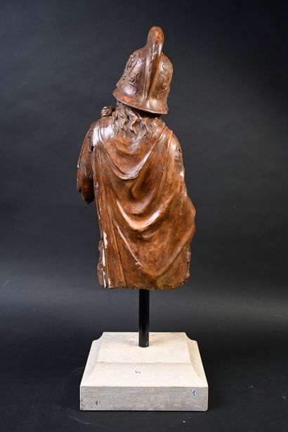 null Pallas Athena in patinated terracotta, after the sculpture of the goddess for...
