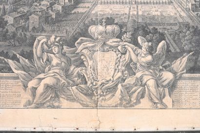 null Exceptionnelle vu panoramique de Rome par Giuseppe
VASI (1710-1782) - «Prospetto...