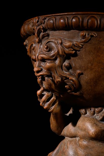 null Hercules dressed in the skin of Nemea
Terracotta model representing Hercules,...