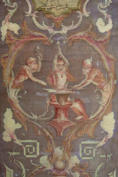 null Exceptional set of two tapestries
Pair of windows
From the manufacture of Gobelins
Around...
