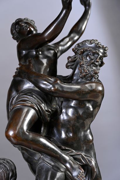 D'après François GIRARDON (1628-1715) L'Enlèvement de Proserpine
Bronze à patine...