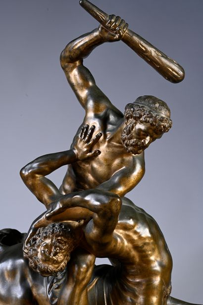 École du début du XIXe siècle Hercule affrontant le centaure Nessus
Bronze à patine...