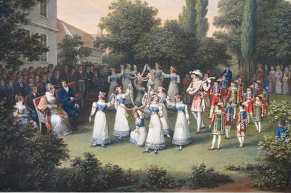 Johannes Maria MONSORNO (1768-1836) Réjouissances données à l'occasion de la «fête...