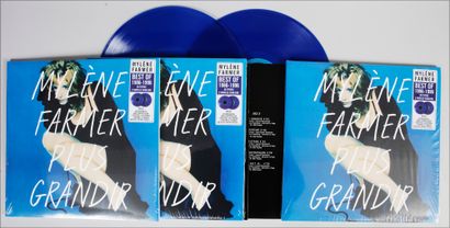 null MYLENE FARMER: 1 lot de 3 double-disques intitulés «Mylène Farmer Plus Grandir»...