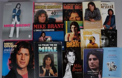 null MIKE BRANT: Un ensemble de 13 livres consacrés à l'artiste, publiés entre 1975...