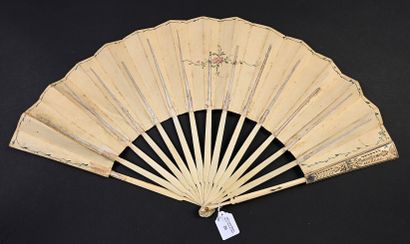 null Sleep, ca. 1770-1780
Folded fan, the painted skin leaf of a sleeping shepherd...