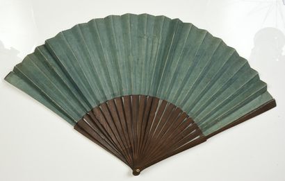 null The altar of love, Europe, circa 1789 
Large folded fan, from the revolutionary...