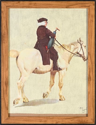Cecil Aldin (1870-1935) The riders
Suite of 6 reproductions
39 X 29 cm