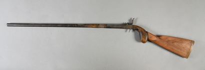 null Rifle of poacher, built starting from a pistol punches with percussion with...