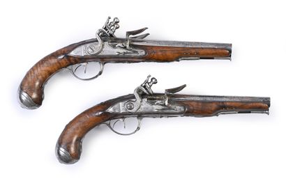Pair of pistols of venery.
Double barrel...