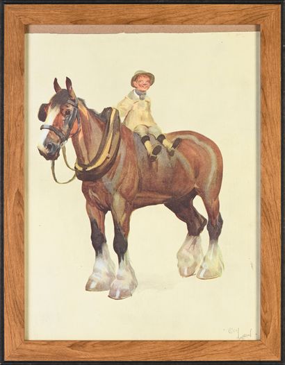 Cecil Aldin (1870-1935) Les cavaliers
Suite de 6 reproductions
39 X 29 cm