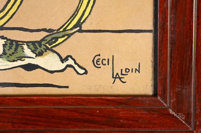 Cecil ALDIN (1870-1935) The Glasgow & the Liverpool coach
Paire de lithographies...