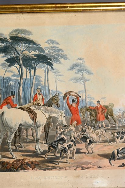 John Frederick Herring (1795-1865) Scenes de chasse
Trois lithographies en couleur
50...