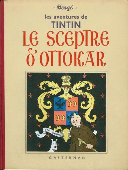 HERGÉ TINTIN 08. LE SCEPTRE D'OTTOKAR A7. EO (Edition originale 1939). Petite Image...