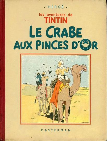 HERGÉ TINTIN 09. LE CRABE AUX PINCES D'OR. A13. 1941. EO Edition originale. Quatre...