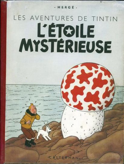 HERGÉ TINTIN 10. L'ÉTOILE MYSTÉRIEUSE. A18 BLANC - EO Edition originale 1942. Dos...