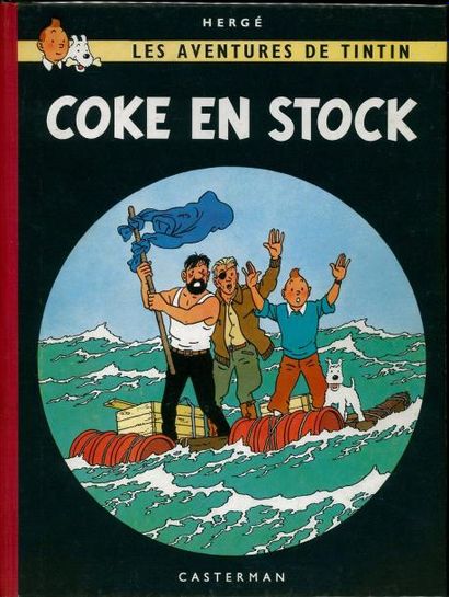 HERGÉ TINTIN 19. COKE EN STOCK. B24. EO Edition originale belge. DL 3° trimestre...