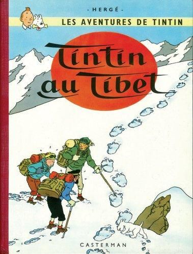 HERGÉ TINTIN 20. TINTIN AU TIBET. B29. EOB Edition originale belge. 1961. - Dos Rouge....