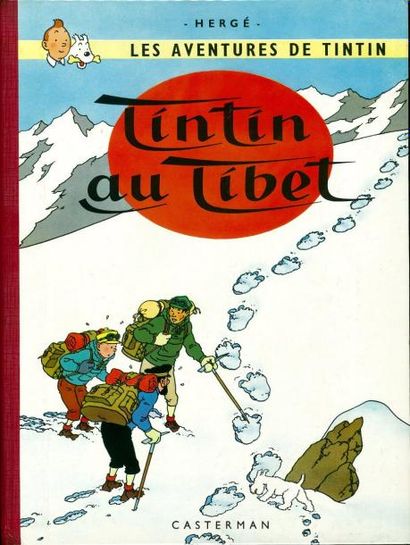 HERGÉ TINTIN 20. TINTIN AU TIBET. B29. EOF Edition originale française B29. 1961....