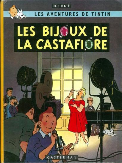 HERGÉ TINTIN 21. LES BIJOUX DE LA CASTAFIORE. EOB Edition originale belge (B34)....