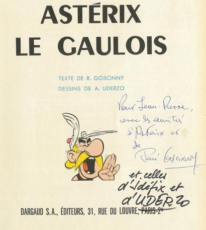 UDERZO ASTERIX 01. ASTÉRIX LE GAULOIS. Troisième réédition Pilote (1963). Album en...