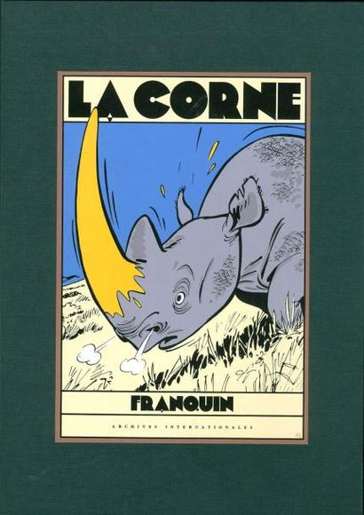 FRANQUIN SPIROU 06. LA CORNE DE RHINOCÉROS. Archives Internationales, 1993. Portfolio...