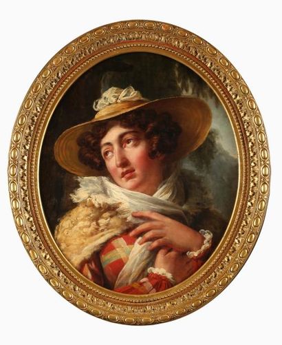 GROS Antoine-Jean (1771-1835), atelier de Portrait de la duchesse d'Angoulême en...